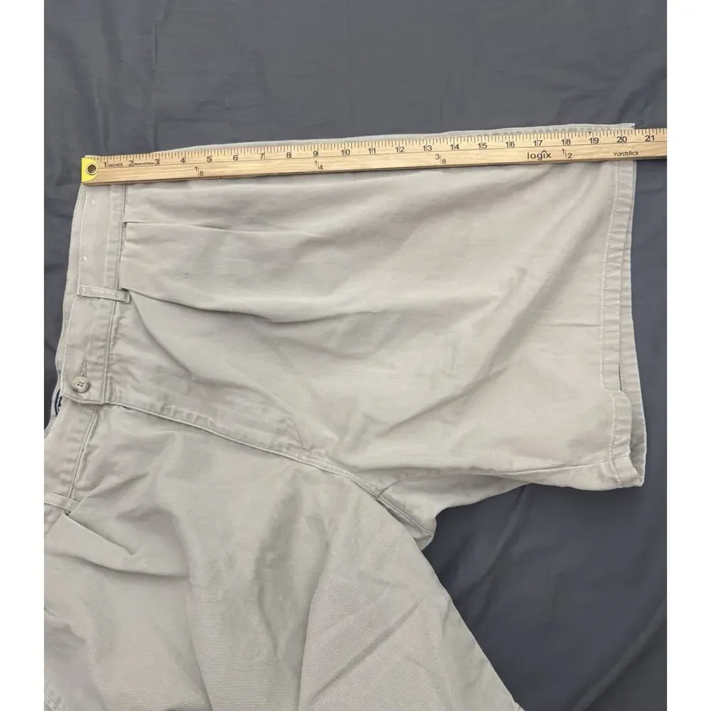 Polo Ralph Lauren Chino Shorts Men’s 39 Beige‎ Pleated Classic 8.5” Inseam